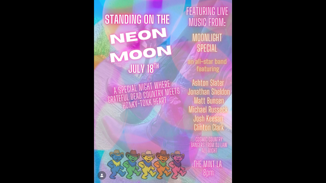 Standing on the Neon Moon