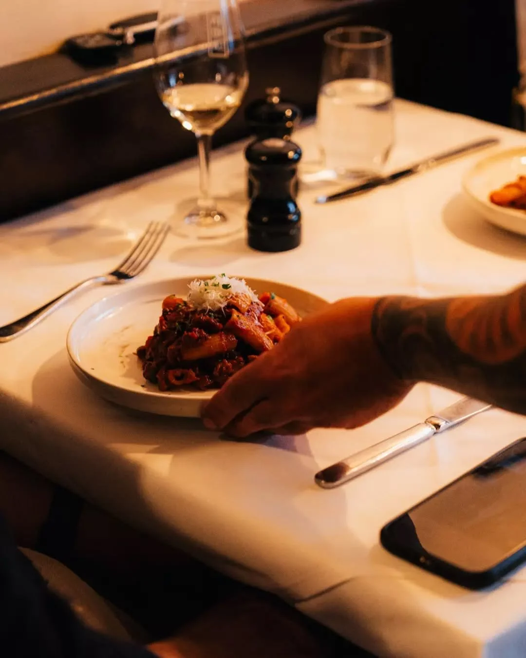 A quiet lunch at T&Aacute;VOLA. Your choice of pasta for $29 and a glass of house wine for just $11 &ndash; a moment of authentic Italian comfort in the middle of the day.

A perfect pause from the ordinary. And don&rsquo;t forget, we&rsquo;re BYO at