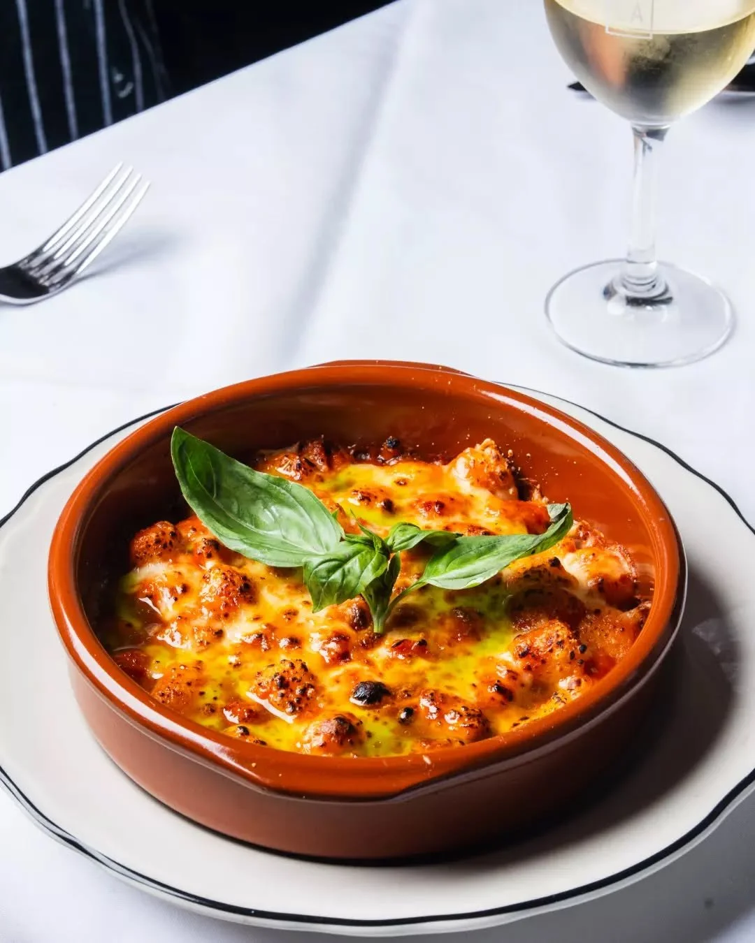 Gnocchi alla Sorrentina
A timeless dish from the Amalfi Coast, baked just the way it should be.

Join us for lunch or dinner at T&Aacute;VOLA.