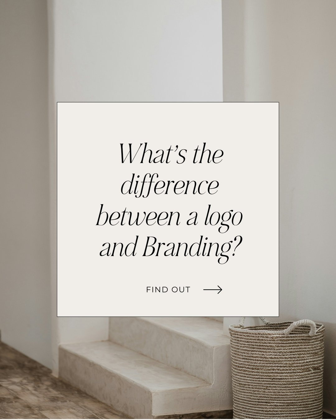 Logo vs. Branding: Why it's NOT the same thing! 

A logo is just one piece of your brand's visual identity.  It's important, but it doesn't tell your whole story.

✨ Swipe to see the difference! ✨

On the first slide, you see how a single logo might 