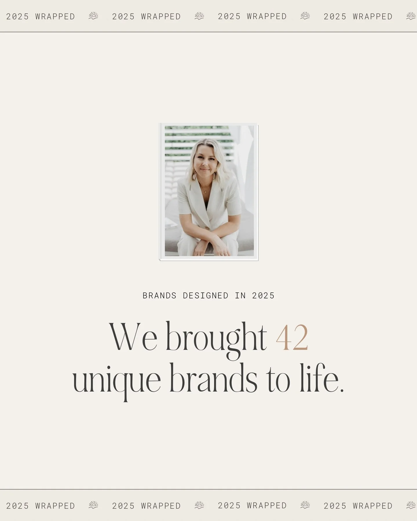 🌸 2025 at Sunday Lane Studio 🌸 

42 brands, 18 websites, countless almond cappuccinos, and one big lesson:

Trust the process, stop overthinking, and let your work speak for itself. Clients choose you for a reason.

And to the clients who choose Su