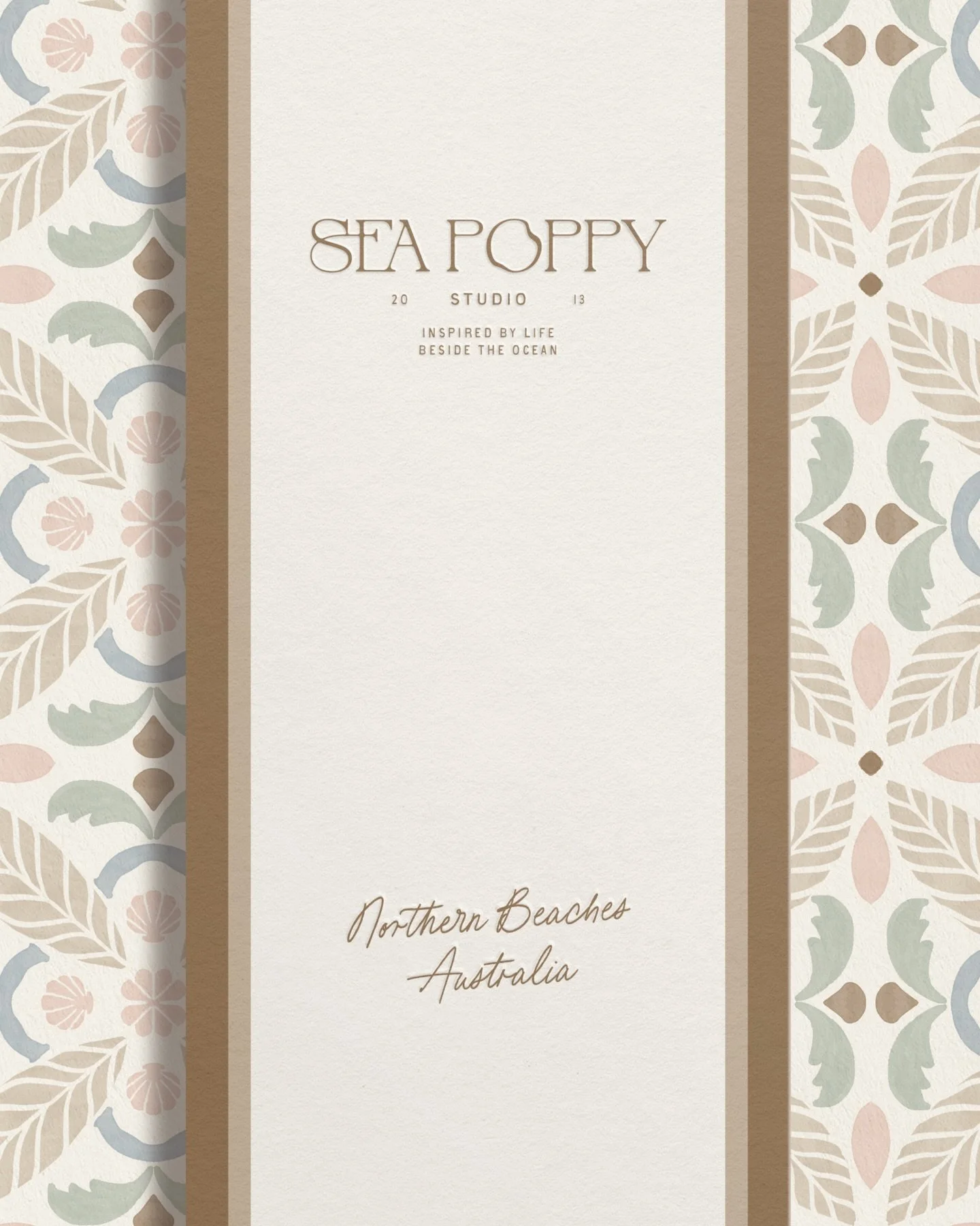 Every detail in this brand identity was designed with intention.⁠
⁠
From the organic movement of the custom &lsquo;O&rsquo; &mdash; shaped to feel as though it&rsquo;s being viewed from beneath the ocean&rsquo;s surface &mdash; to the hand-painted pa