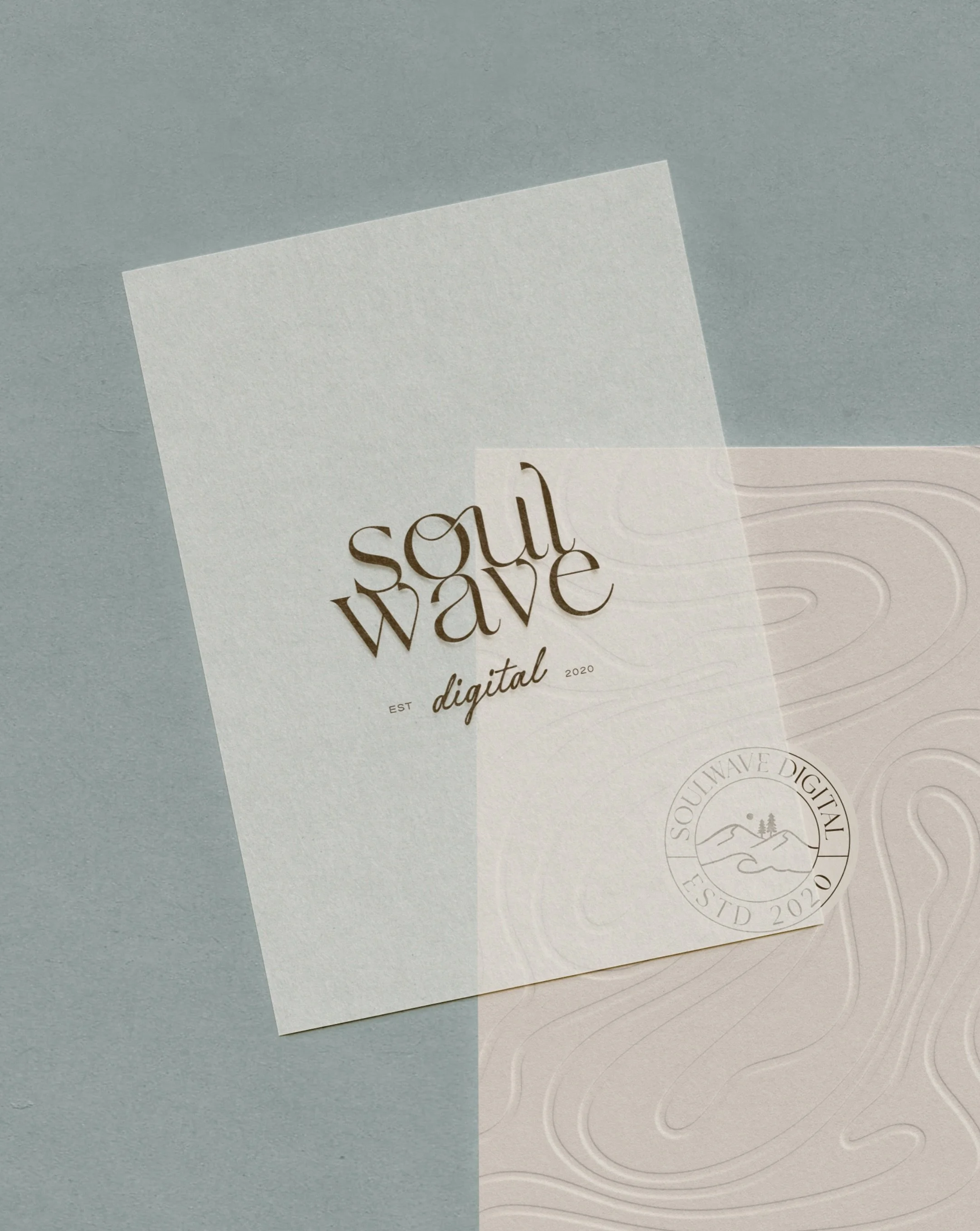 A brand identity inspired by purpose, momentum, and the natural rhythm of growth. 🌊

For Soulwave Digital, every detail was designed with meaning. The hand drawn mountains, trees, and flowing river are inspired by the Pacific Northwest landscape tha