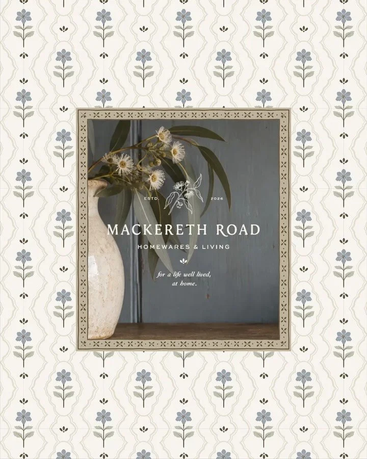 Introducing the beautiful new brand identity for Mackereth Road. 🤍

There is a quiet kind of luxury in having something created entirely for you. Every detail of this identity has been thoughtfully hand-painted, hand-drawn and illustrated to tell a 