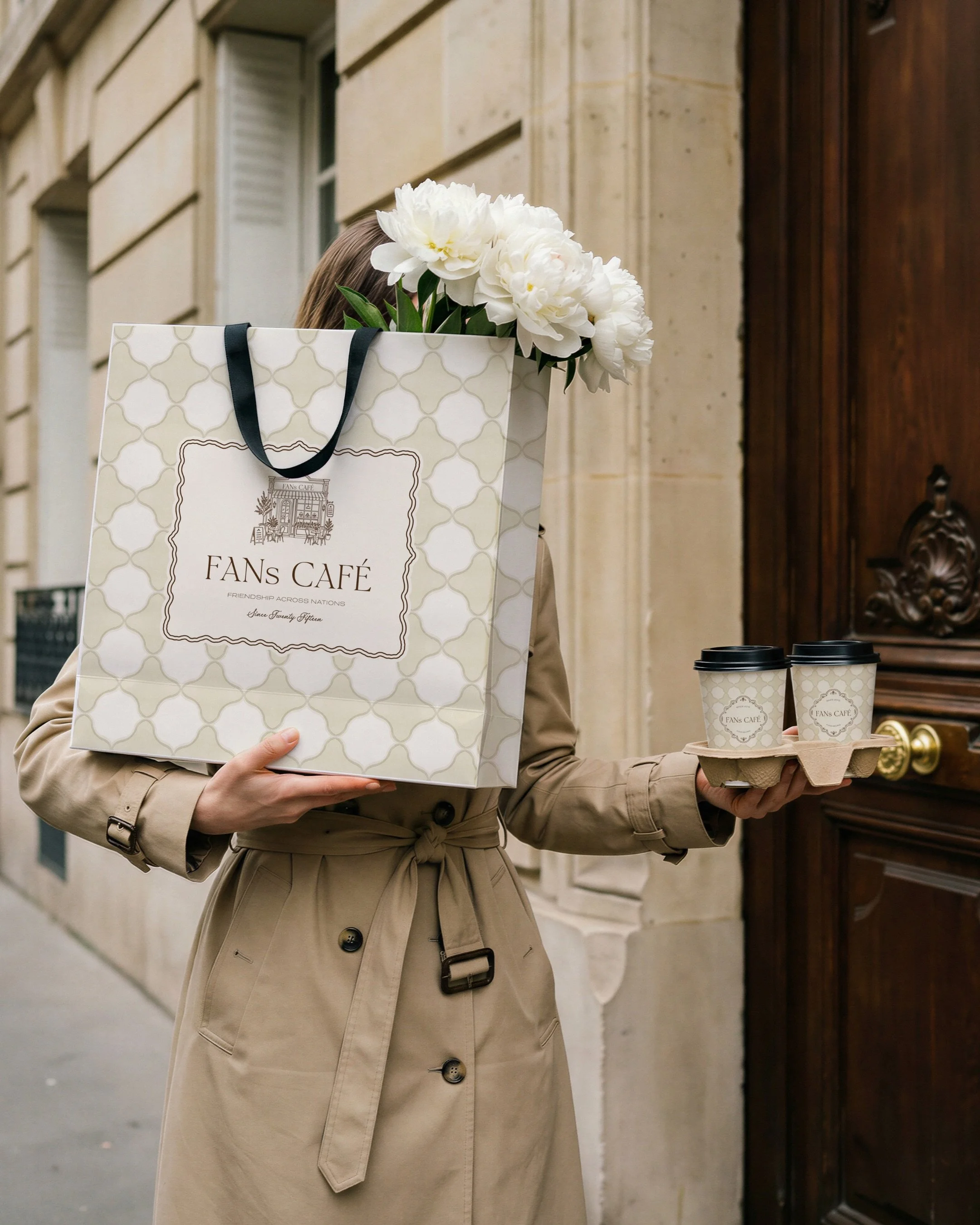 A little more of the beautiful world of FANs CAF&Eacute; is coming to life, and I think I&rsquo;m falling even more in love with this brand. 🤎

Over the past few weeks, I&rsquo;ve been creating everything from wedding gift boxes and coffee cups to s