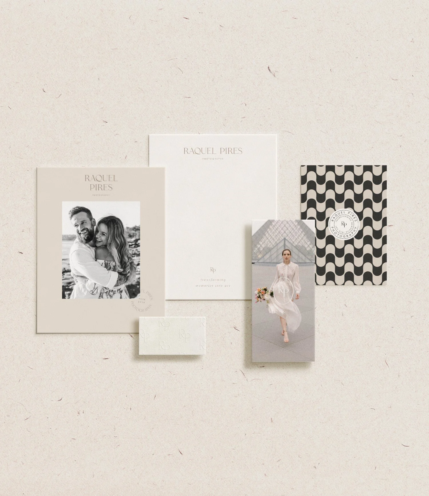 Raquel Pires photography logo and branding wedding photographer