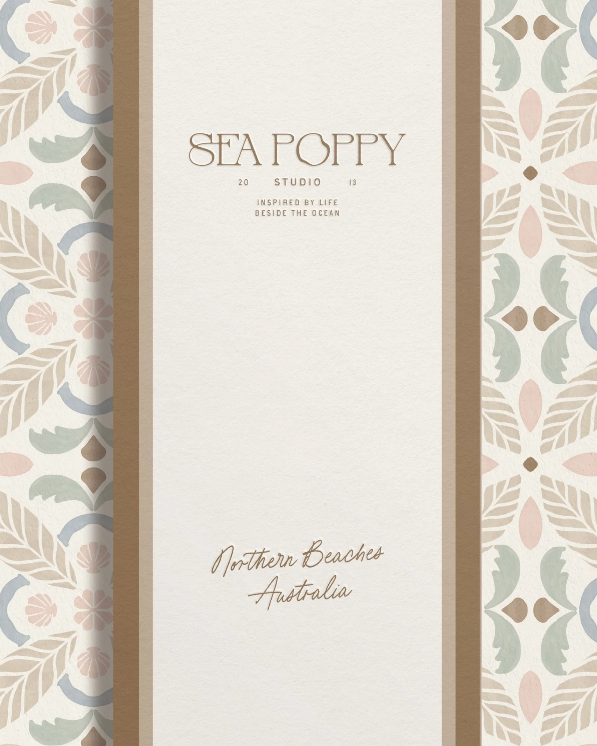 SEA POPPY STUDIO NORTHERN BEACHES CANDLE BRANDING