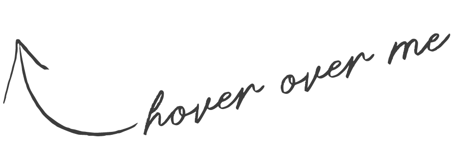 Waterfall with the message 'hover over me' written across the image.
