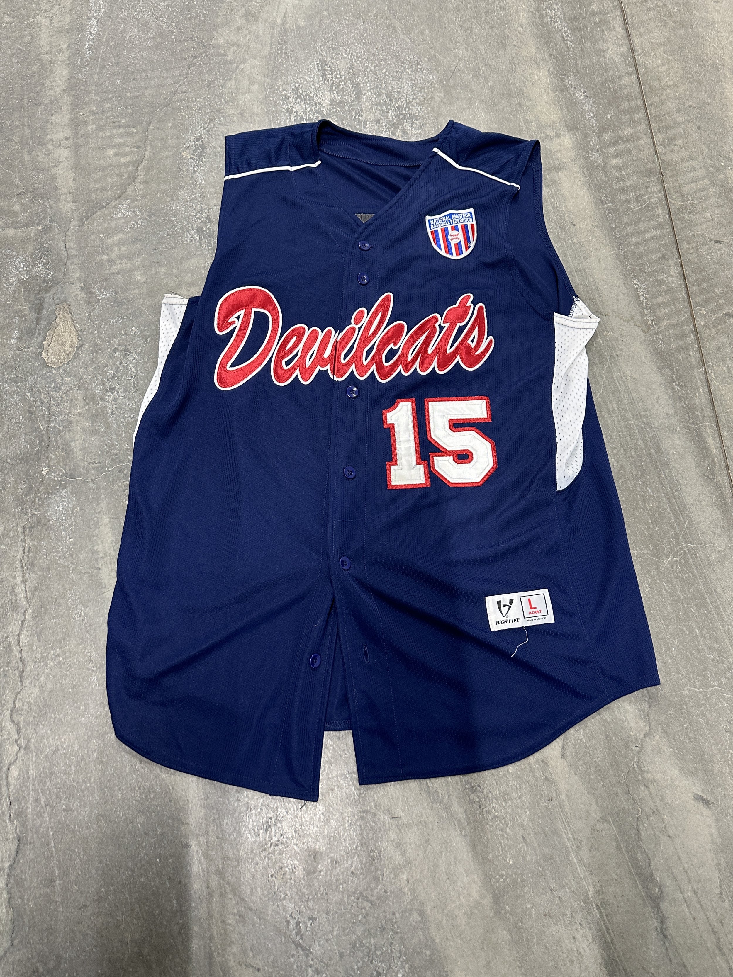 DEVILCATS BASEBALL JERSEY #15
