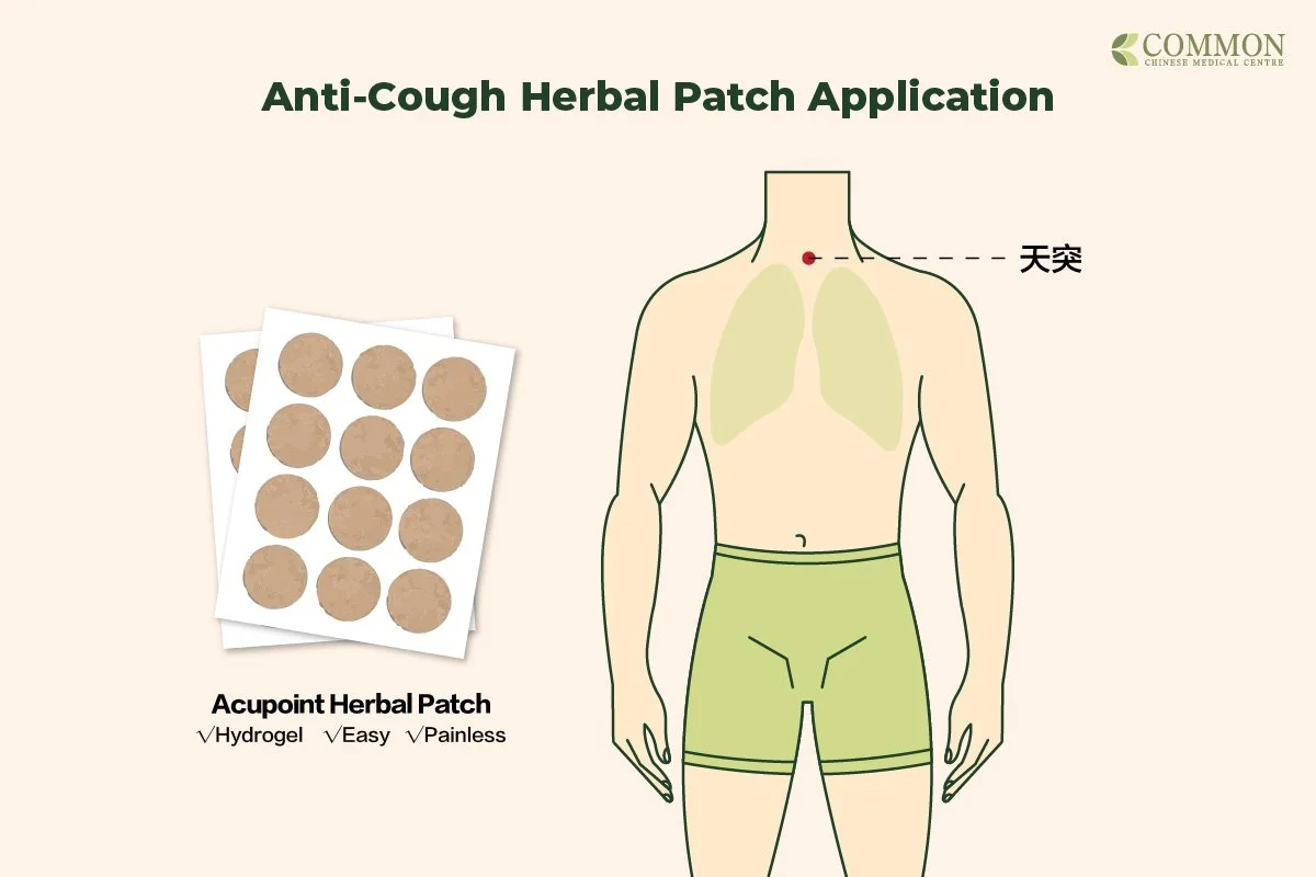Anti-Cough Herbal Patch Application | Chinese Medicine for Cough