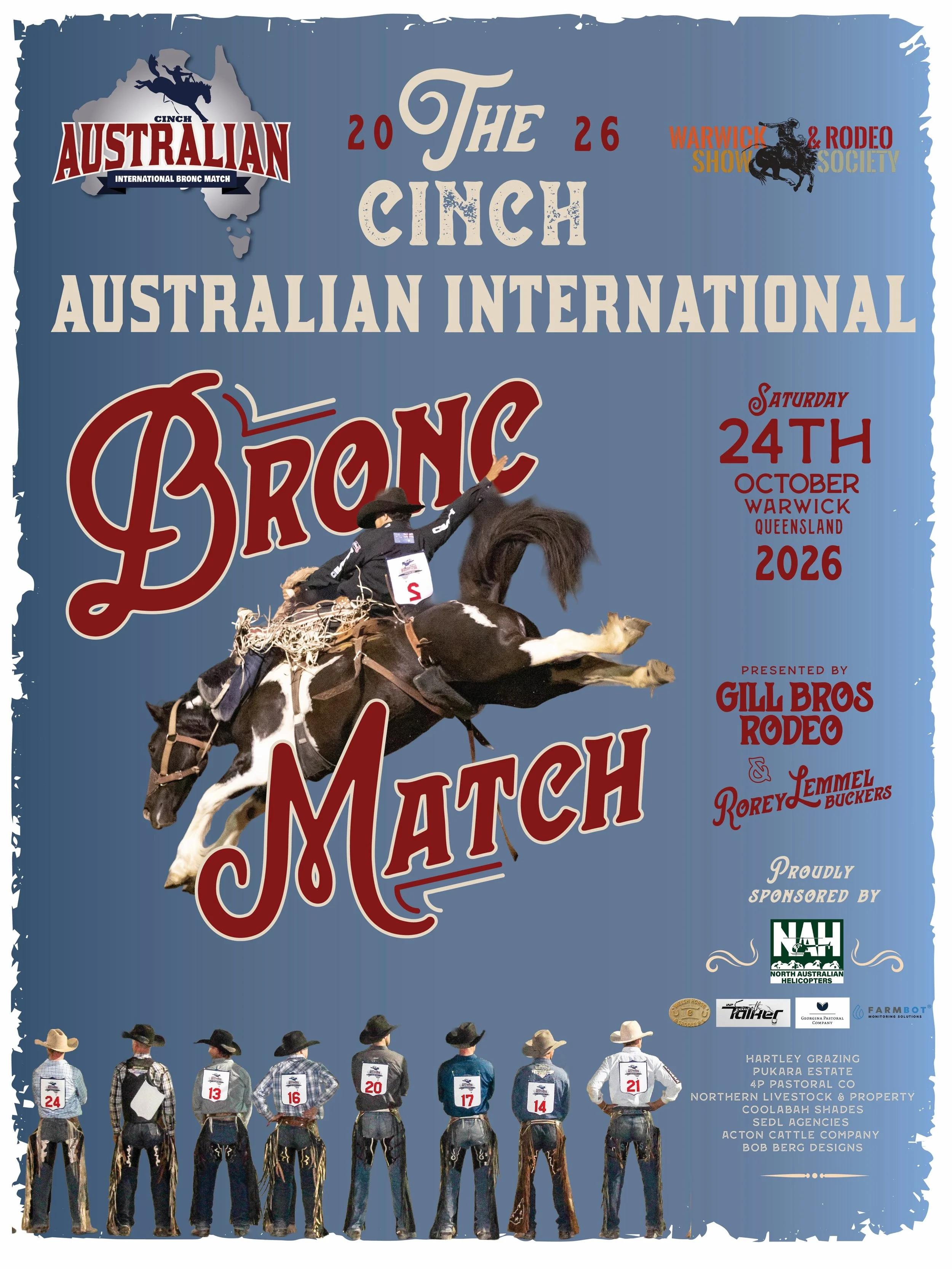 There&rsquo;s nothing better than a client who trusts your vision and lets you do your thing! 
Thanks for trusting me with this design @australianbroncmatch -  it&rsquo;s looking pretty slick 😎🤠

Wishing the Bronc riders all the best next week, go 