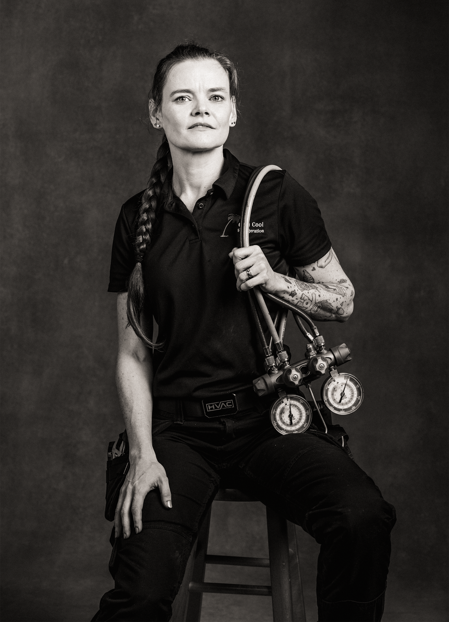 HVAC technician, Jess