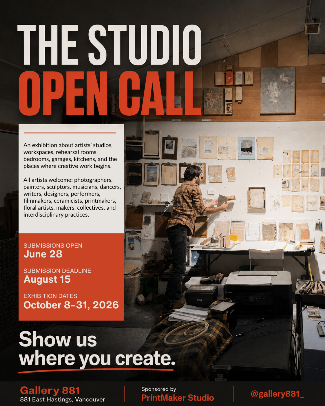Open Call The Studio Submission Fee