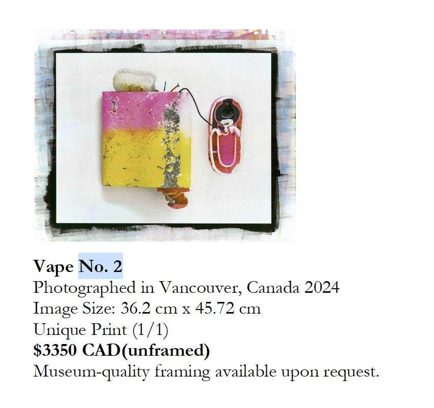 Michelle Leone Huisman: Vape No. 2