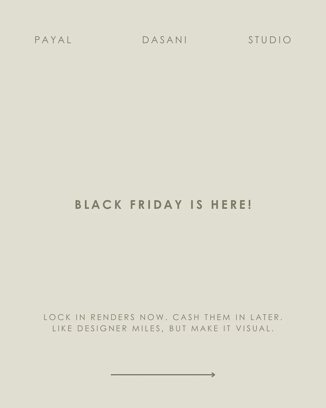 BLACK FRIDAY IS HERE, ITS MY BIGGEST SALE YET 🖤

Prepay your renders now, use them when you&rsquo;re ready.
(Yes, even in 2026.)

Whether you&rsquo;re team Enscape ($200/view) or team Thea ($300/view), this deal lets you lock in 10+ views at today&r