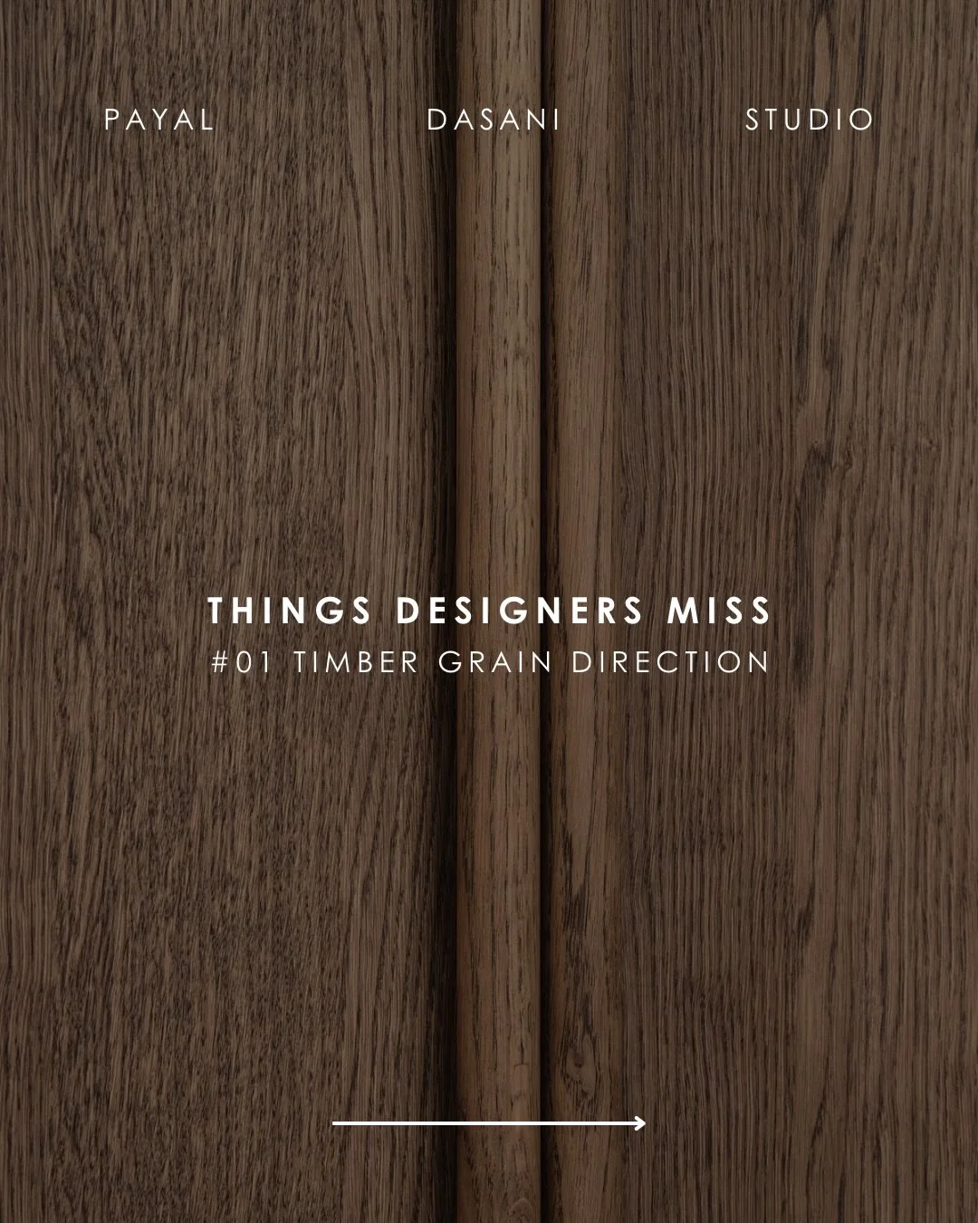 You can specify the perfect timber veneer or laminate with grain&hellip;

but if you don&rsquo;t show grain direction, the final result is left to interpretation.

And on site, &ldquo;interpretation&rdquo; usually means sheet optimisation.