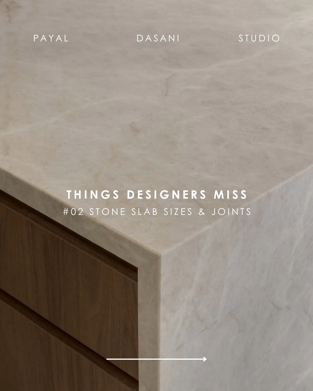 Most stone designs appear seamless.
They are not.

Stone comes in fixed slab sizes, and the moment your benchtop exceeds those limits, joints are introduced, whether they&rsquo;ve been considered or not.

The difference between a resolved design and 