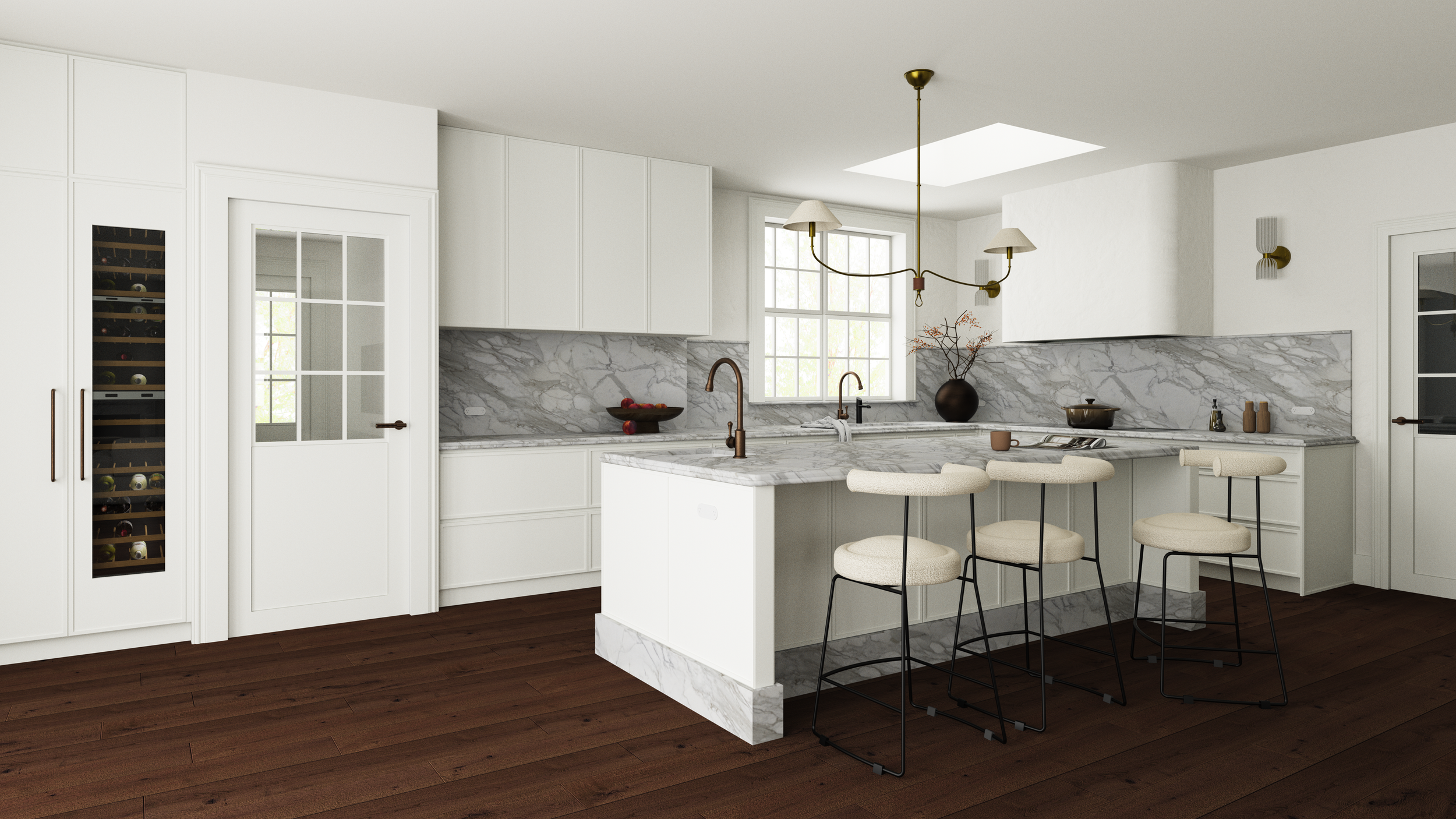 Walnut & Marble House, Visuals for Bone Made