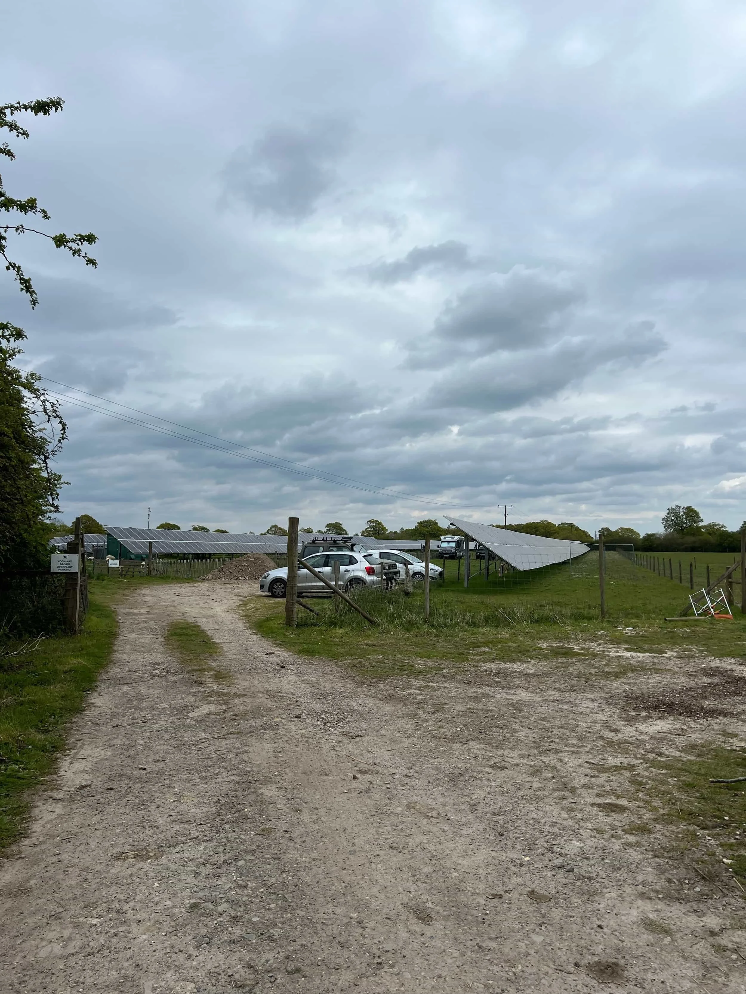 Overflow/yoga solar car park