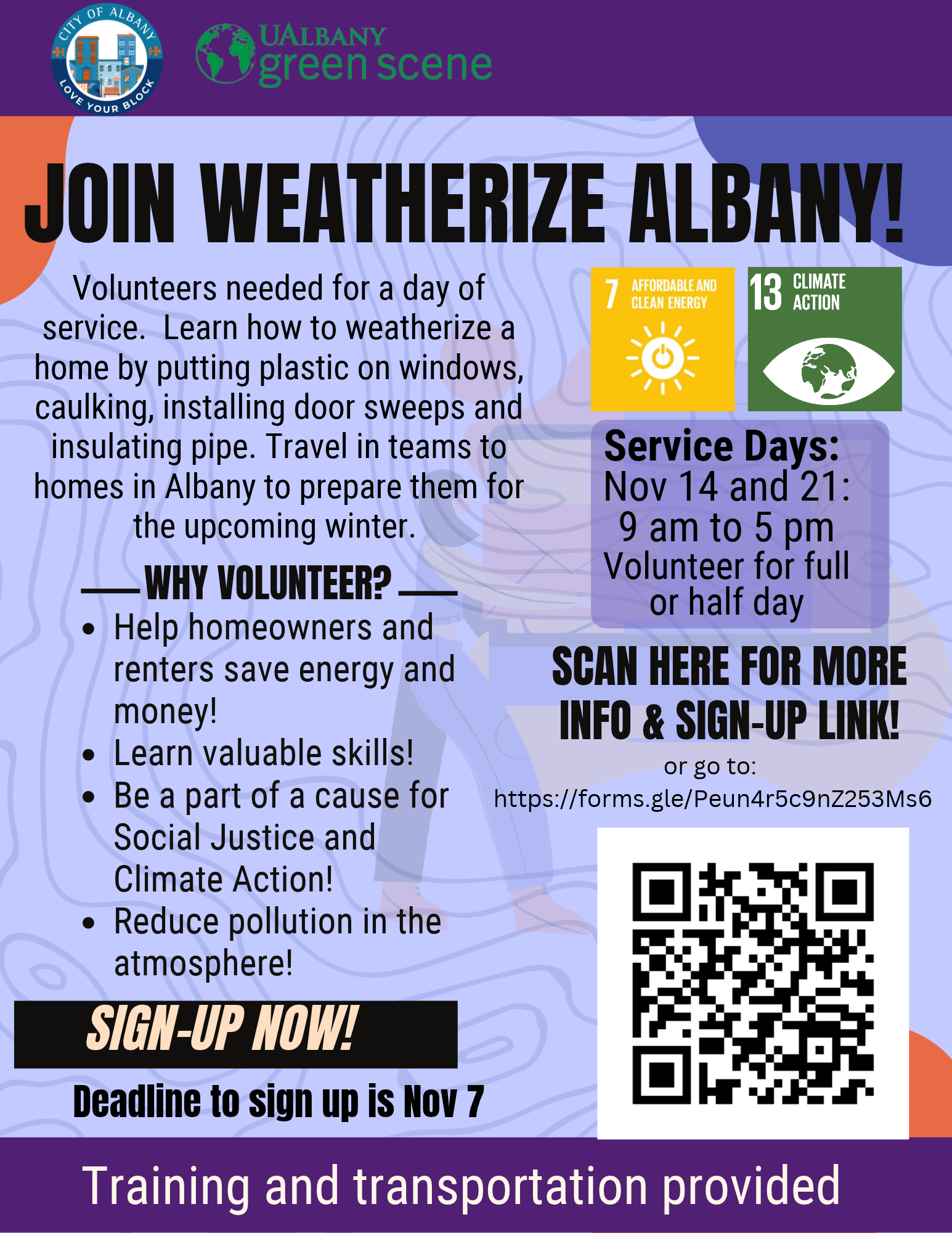 Love Your Block Weatherize Albany Volunteer Day