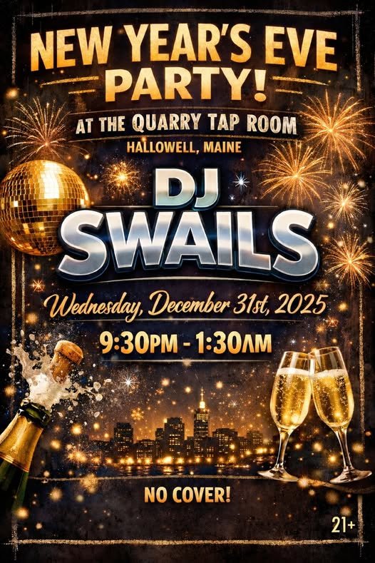 New Year’s Eve at The Quarry Tap Room
