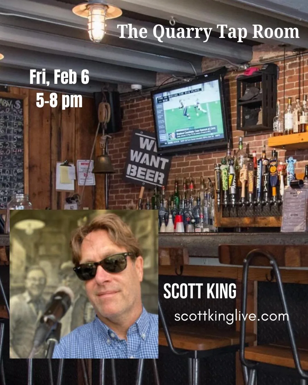 Scott King at The Quarry Tap Room