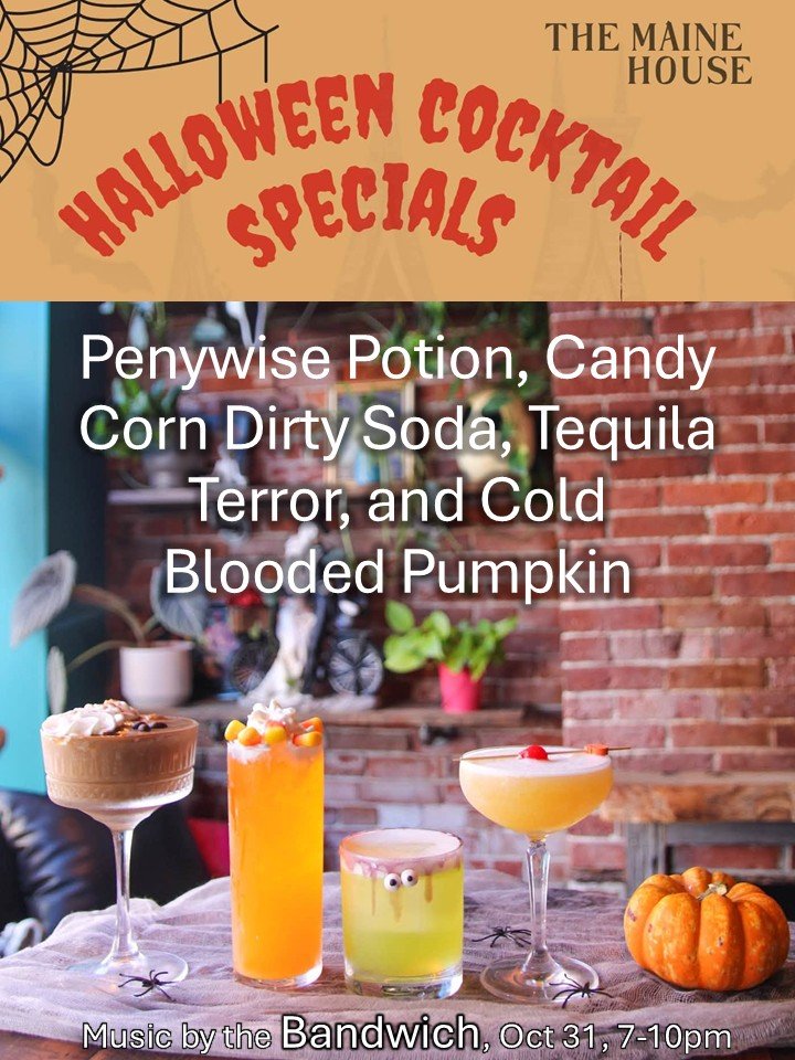 Halloween Cocktails at the Maine House