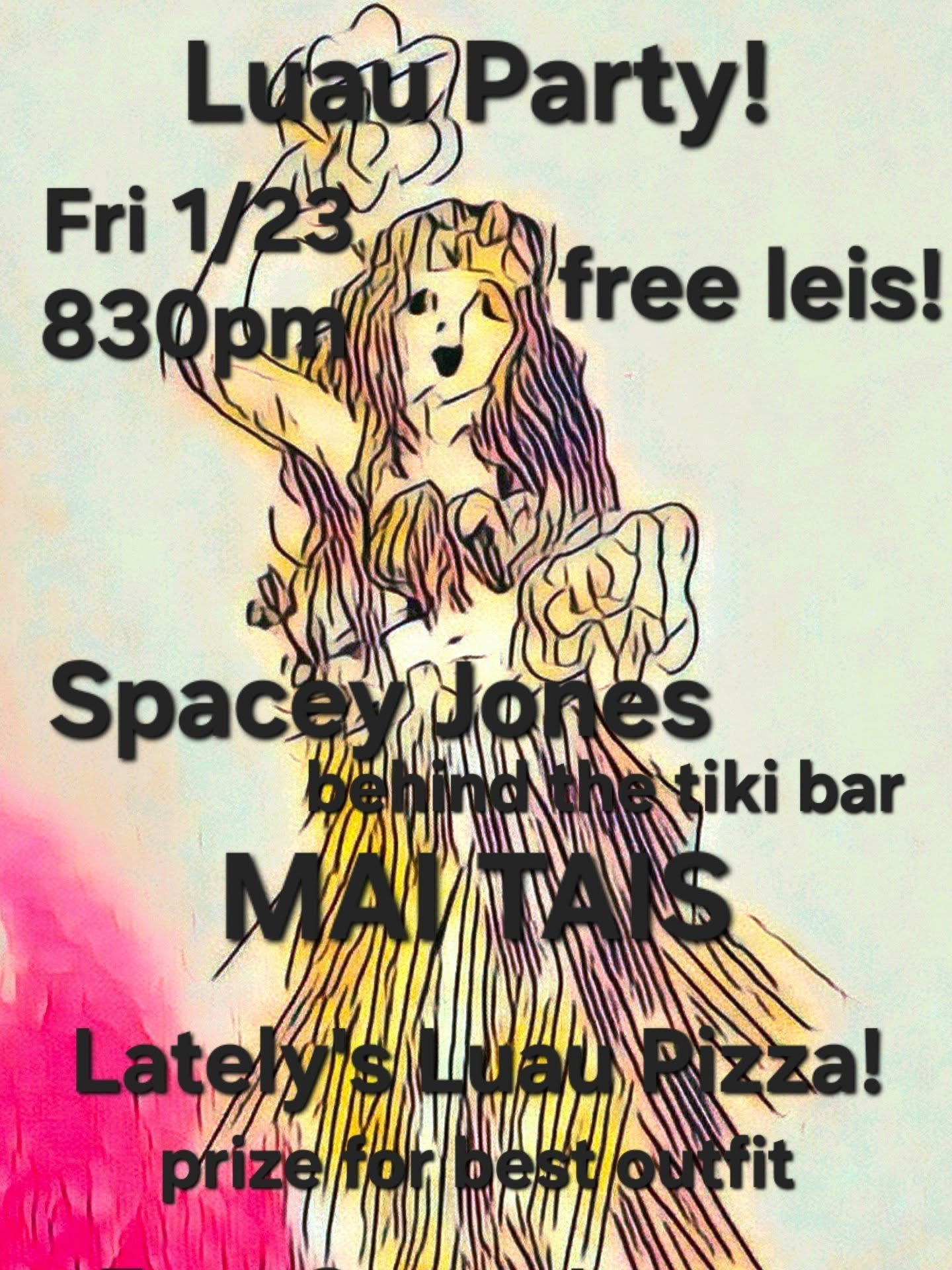 Luau Party at Easy Street Lounge 