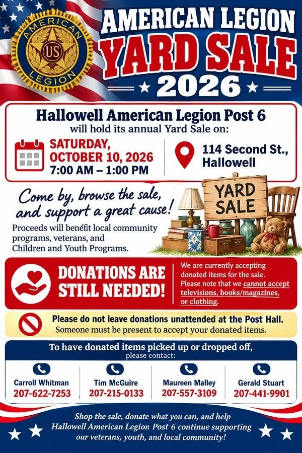 American Legion Yard Sale