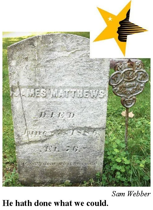 Matthews’ Grave and Hallowell Cemetery on Network to Freedom Website
