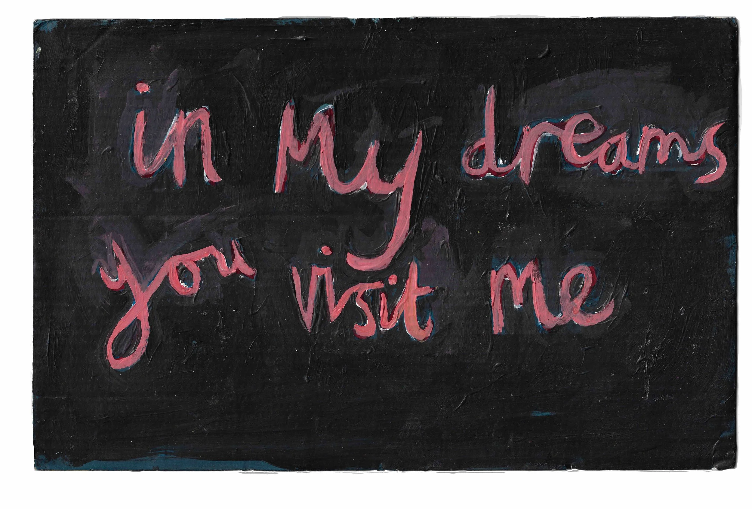 In My Dreams You. 23x45cm, acrylic on cardboard

