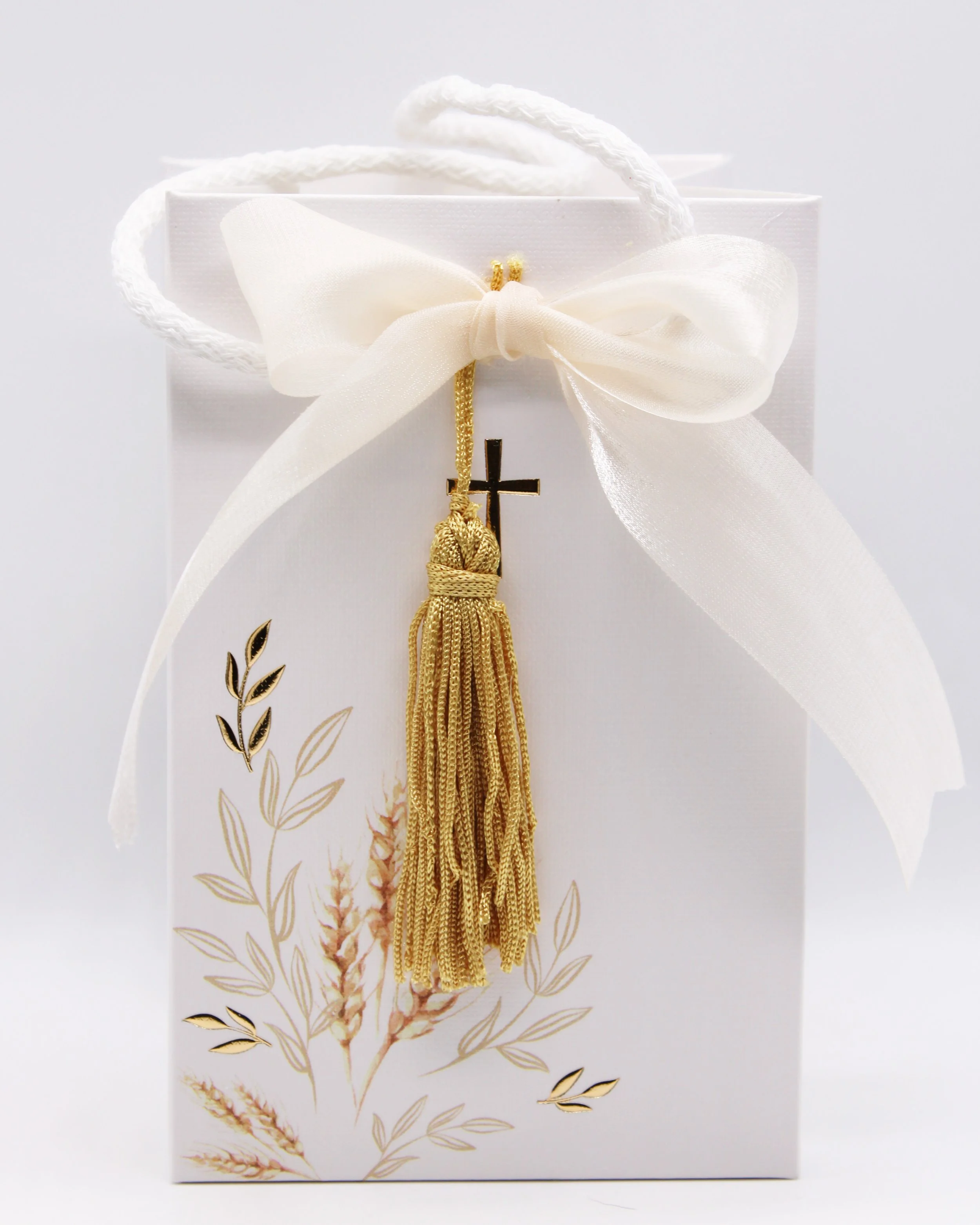 BORSINA CON CROCE ORO - 10 PEZZI