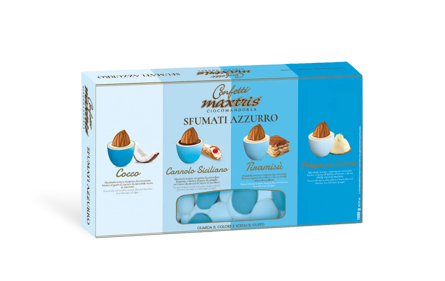 CONFETTI SFUMATI AZZURRI