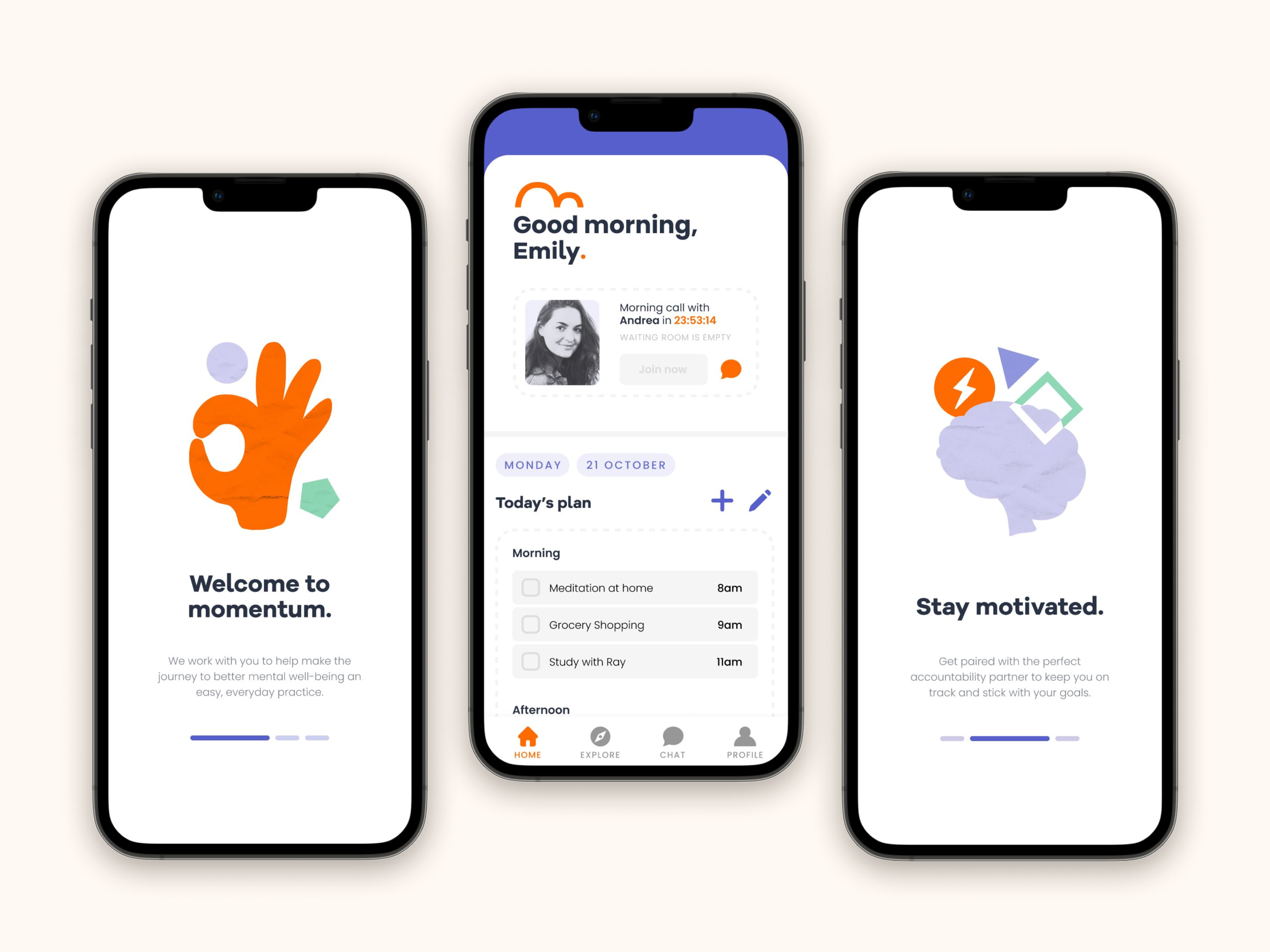 Momentum - UX & UI Design