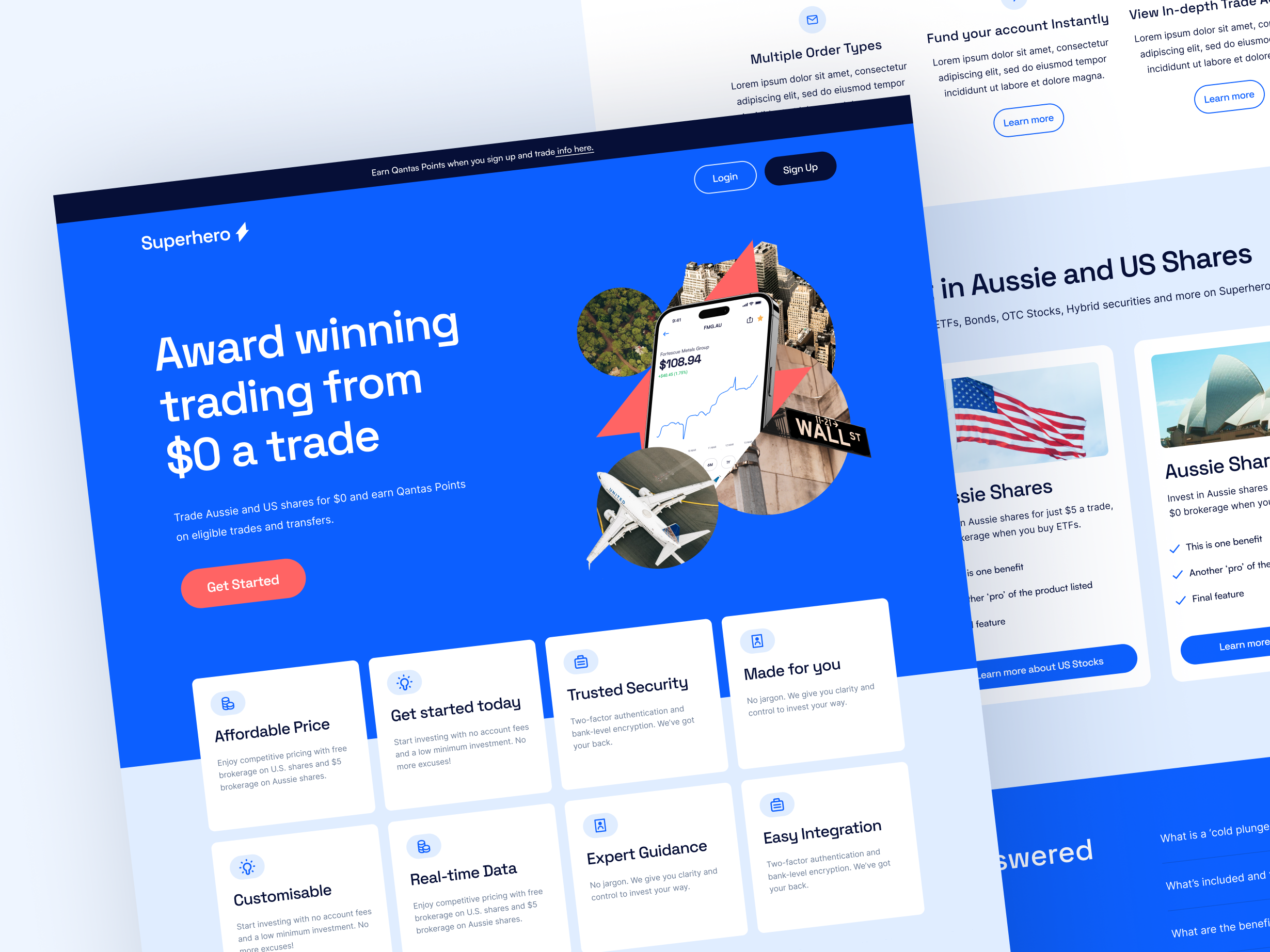 Superhero - Brand Identity / Web Design