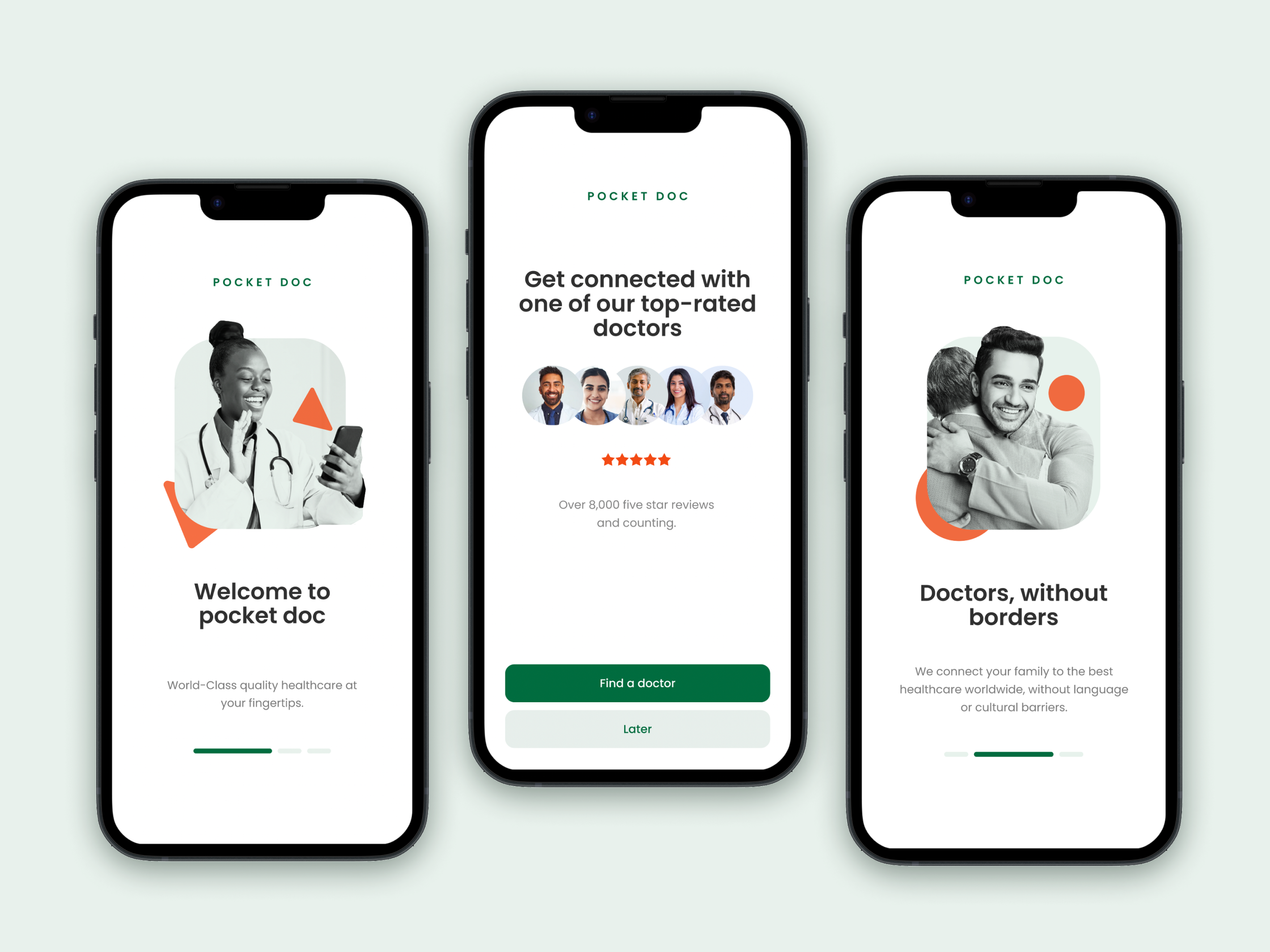World Doctors United - UX & UI design