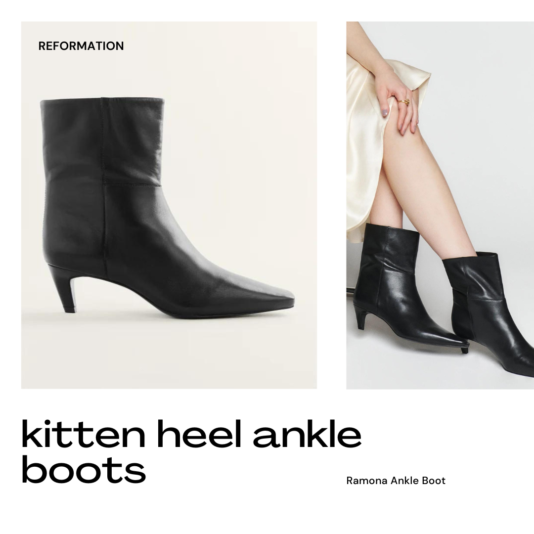 Kitten-Heel Ankle Boots for All-Day Wear — flatcasual