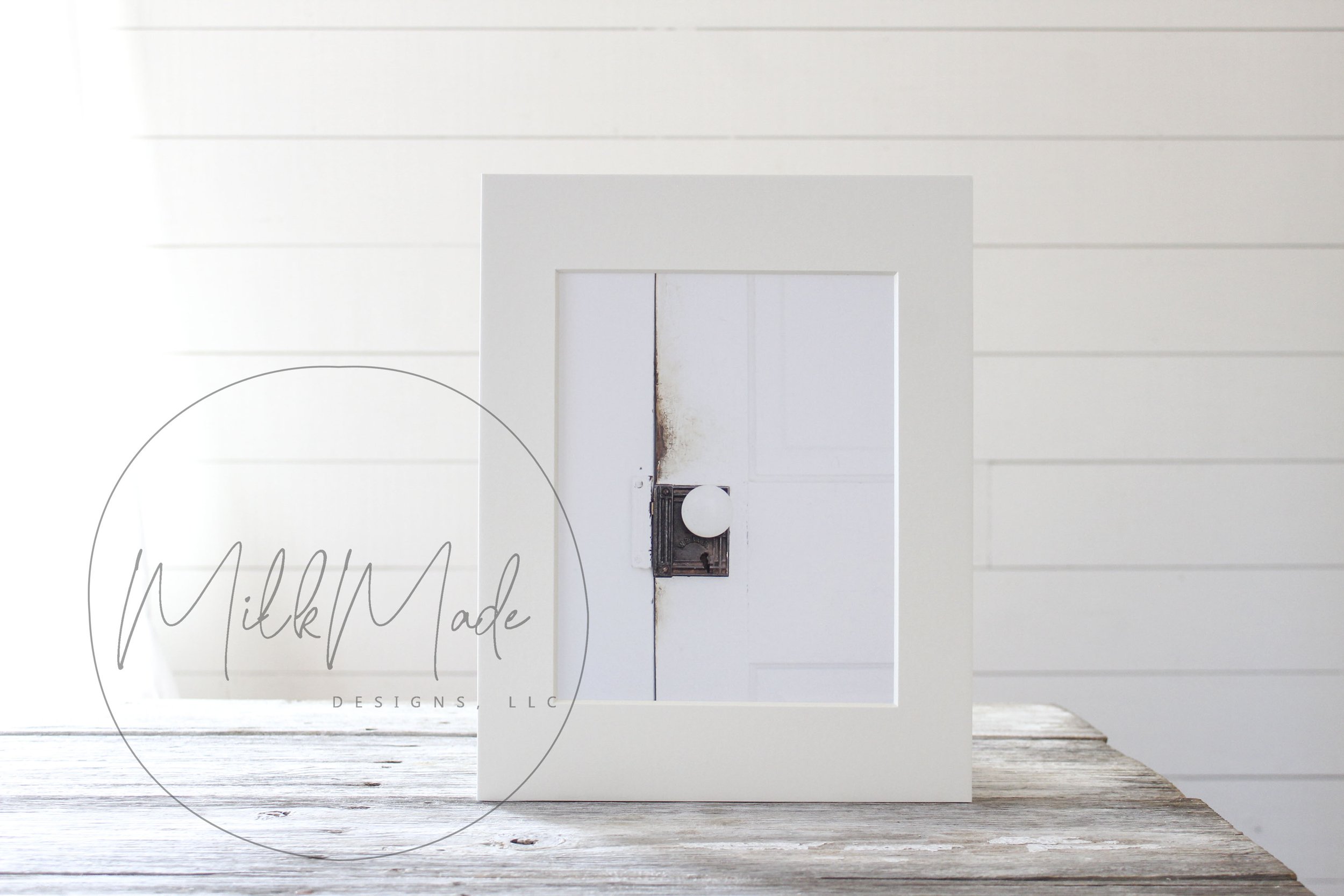 "The Farmhouse Door" Matted Print