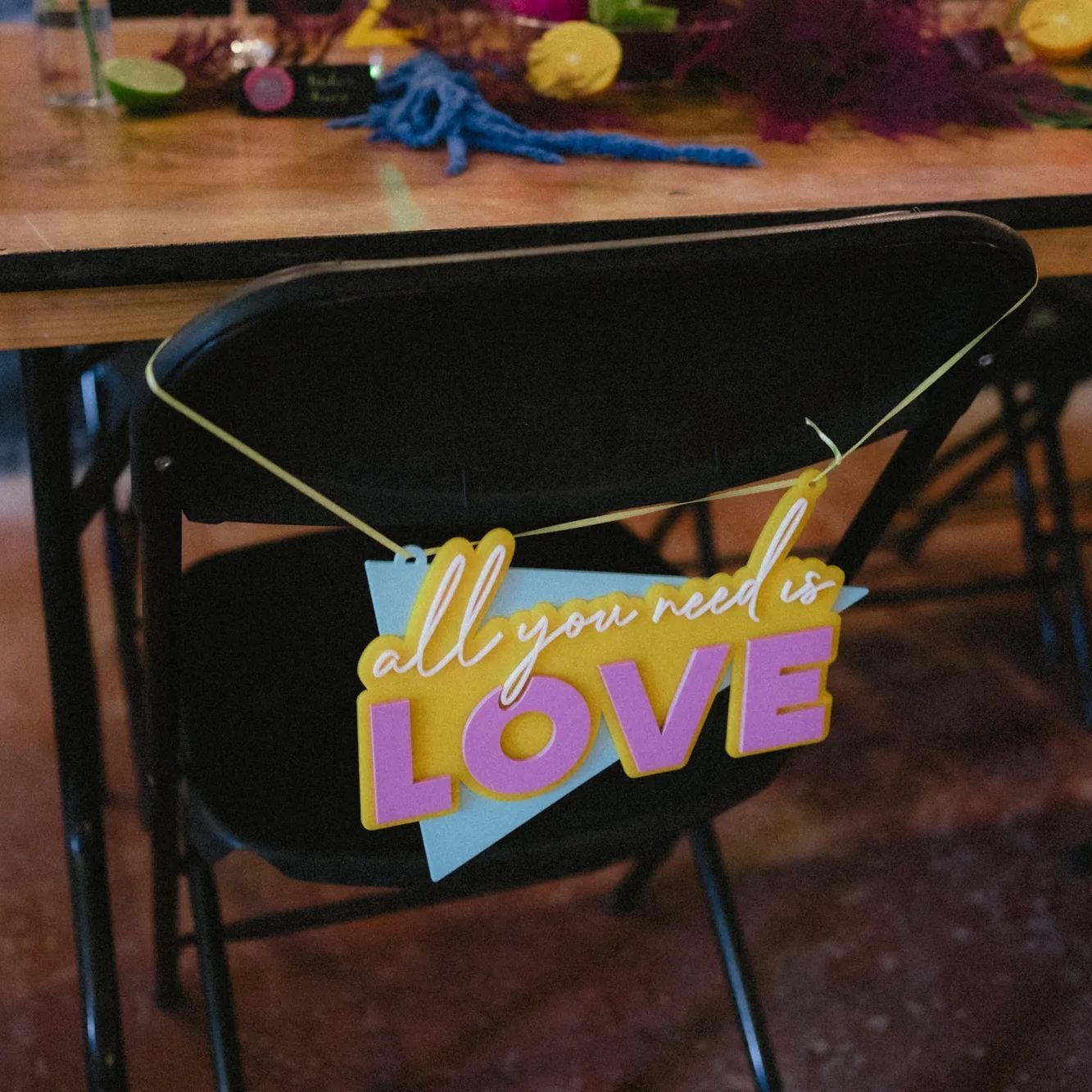 ✨ &quot;All you need is love&quot; Such a cool wedding table sign made for my shoot last week @fairfieldsocialclubmcr 
 
📸 Fun fact: This sign was hand-made by one of my previous brides Sam! @sketch_bysam 
 
 #WeddingGoals #LoveAlways  #weddingstyli