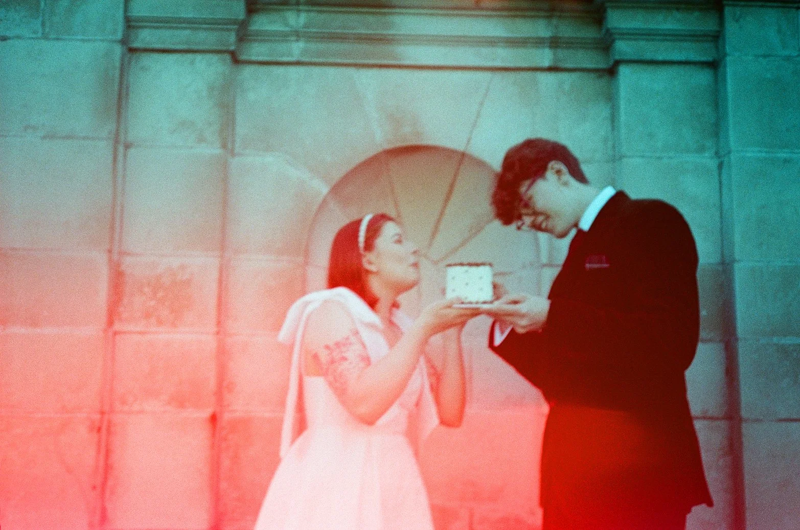  A Full Roll of Psychedelic Blues Film – 36 Frames Around Manchester