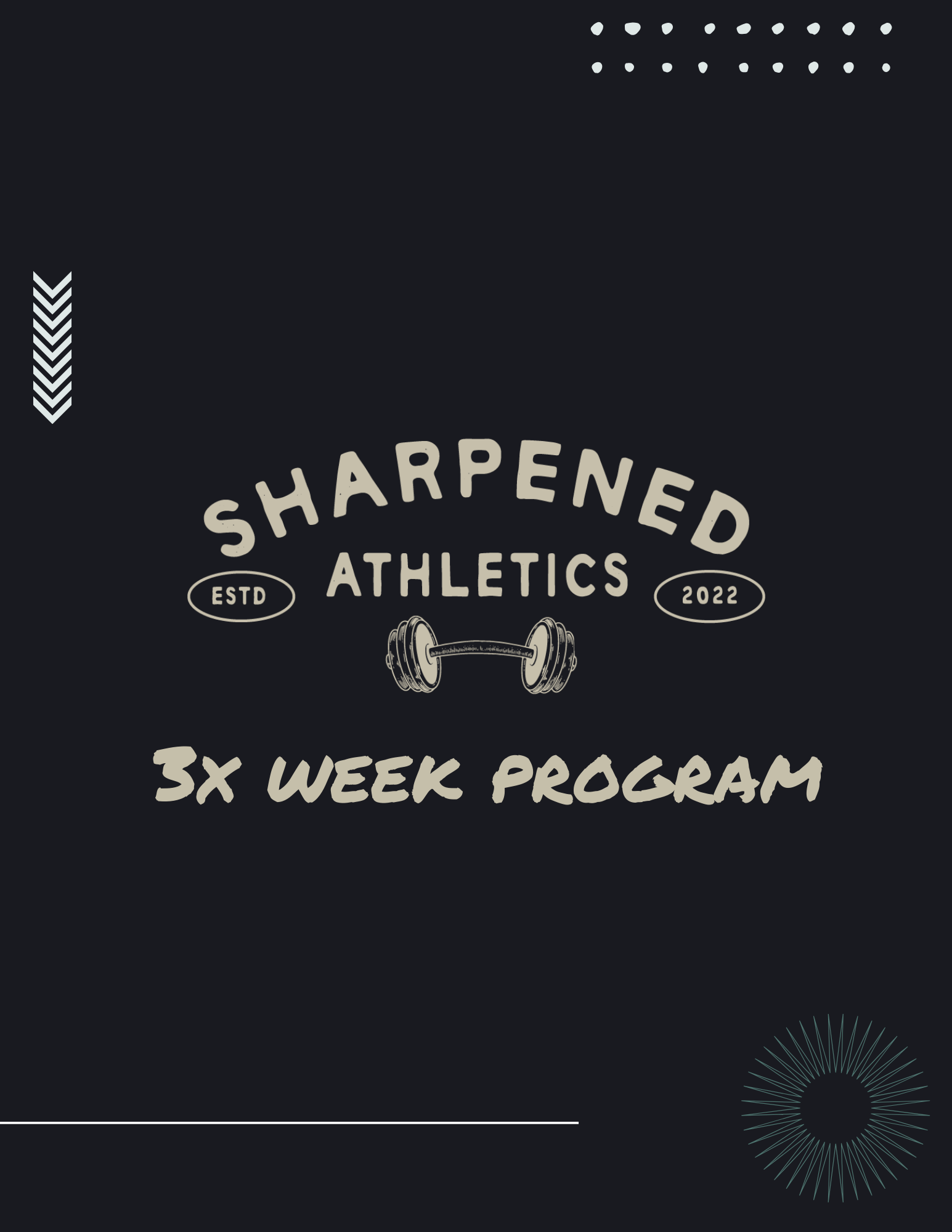 3x/Week Personal Programming