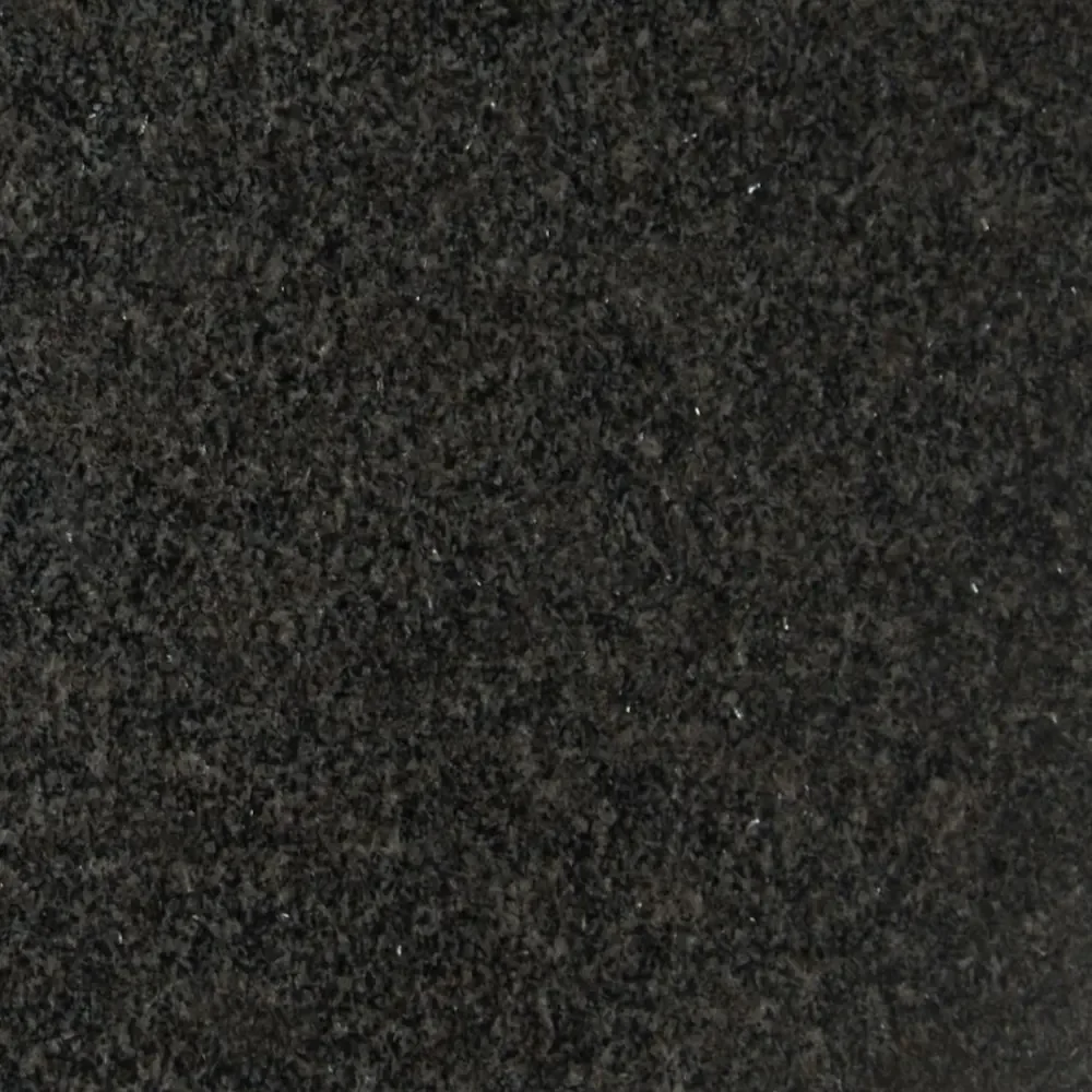 Black with white specs granite color sample