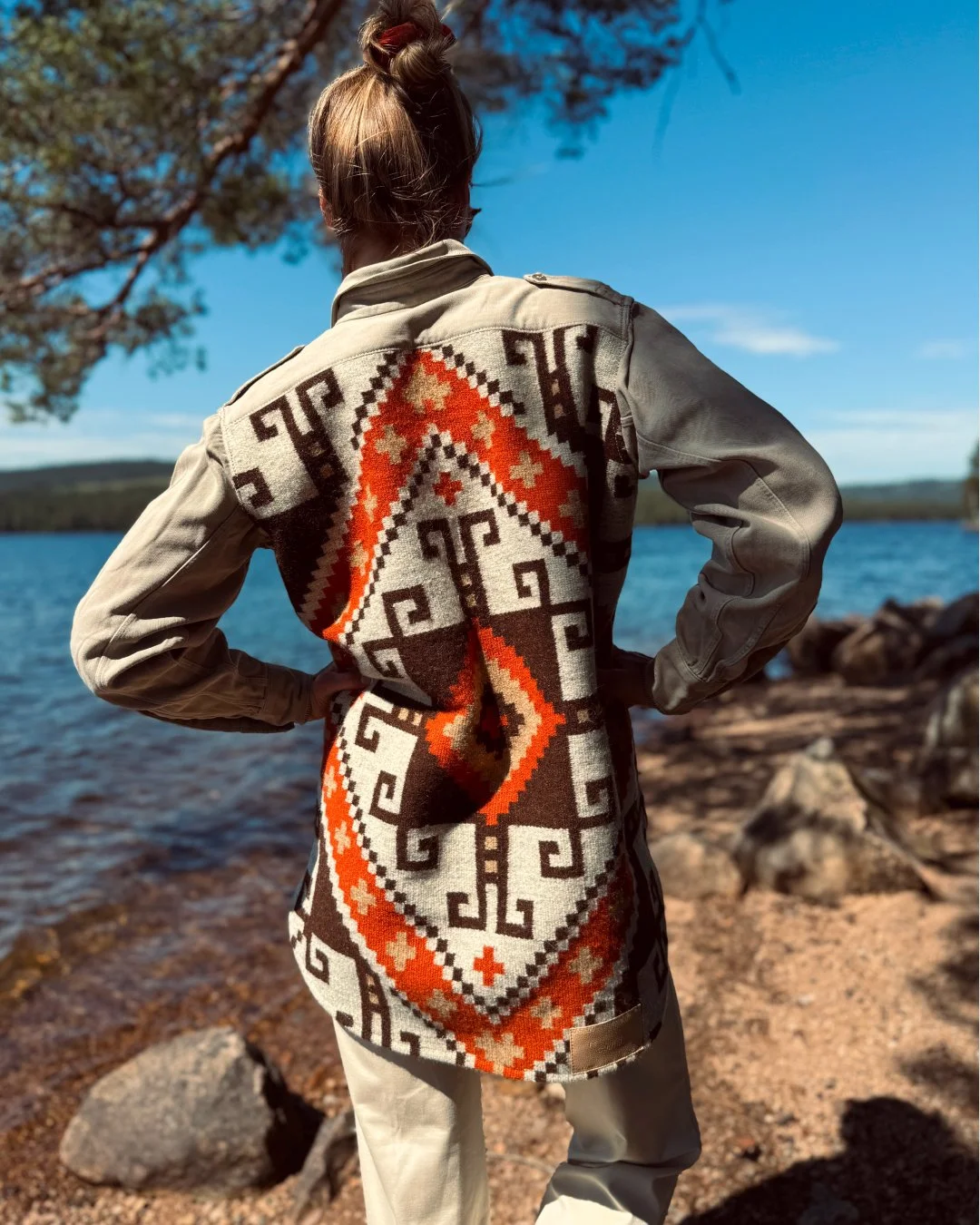 Recouture Military shirt beige