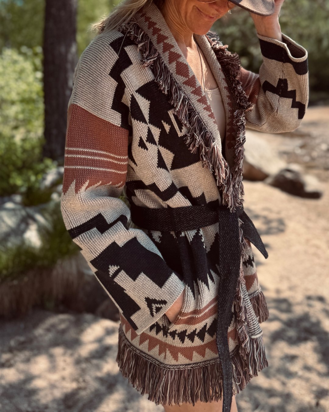 Pendleton GRAPHIC FRINGE CARDIGAN-3.jpg
