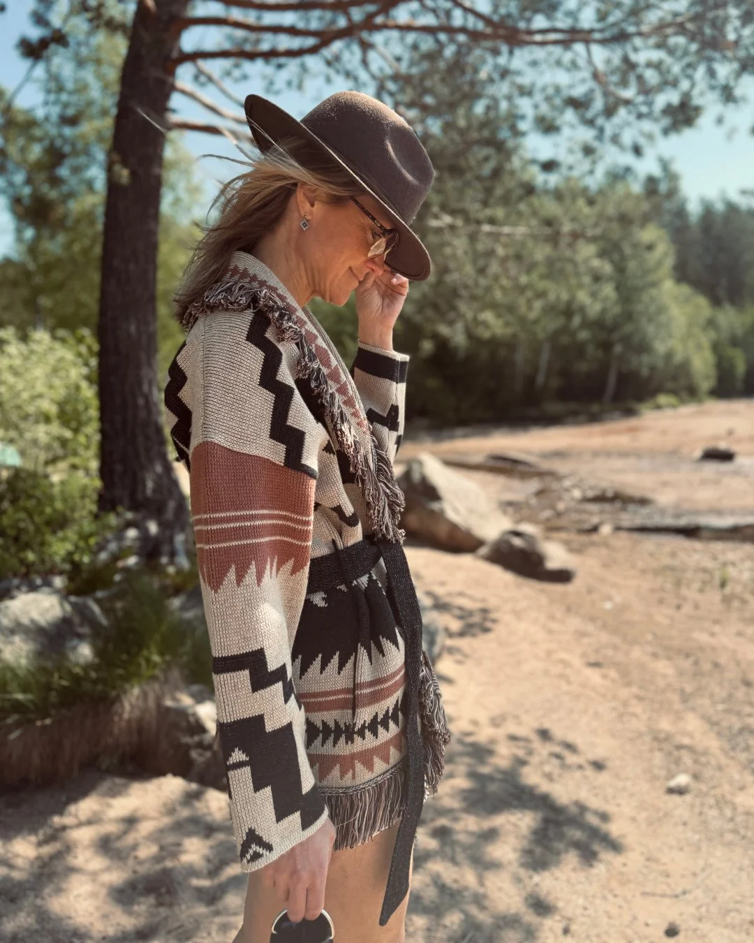 Pendleton GRAPHIC FRINGE CARDIGAN-4.jpg