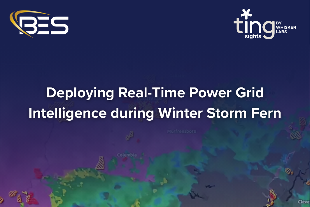 Deploying Real-Time Power Grid Intelligence during Winter Storm Fern