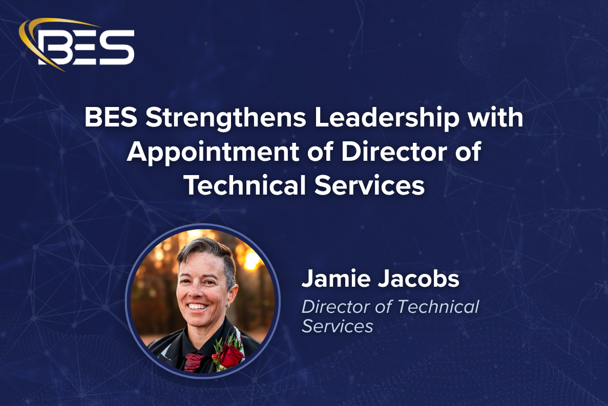 BES Strengthens Leadership with Appointment of Jamie Jacobs as Director of Technical Services