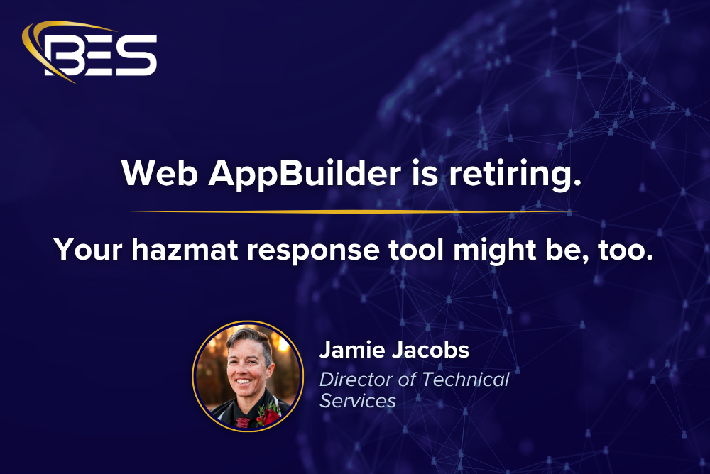 Web AppBuilder is retiring. Your hazmat response tool might be, too.&nbsp;