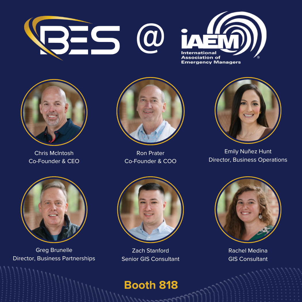 BES enters IAEM 2025 as a Gold Sponsor and host of the President's Reception — visit Booth 818 in Colorado