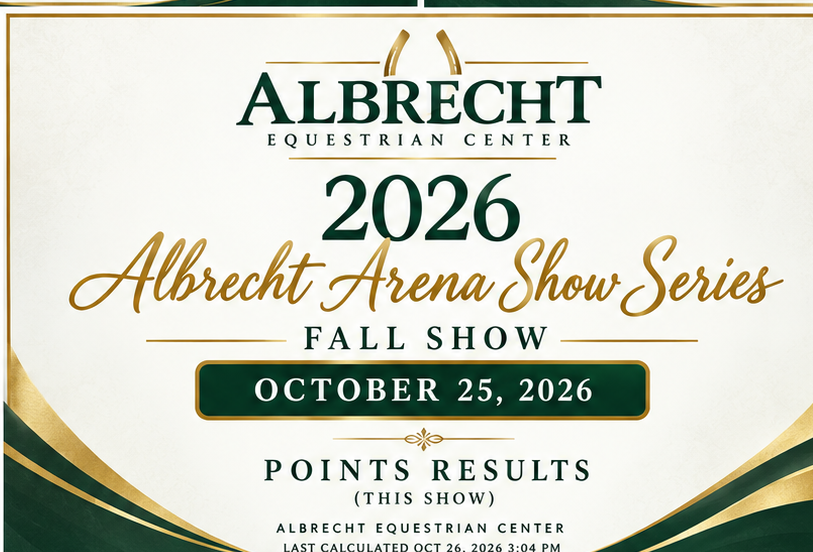 Albrecht Equestrian Center Fall Show
